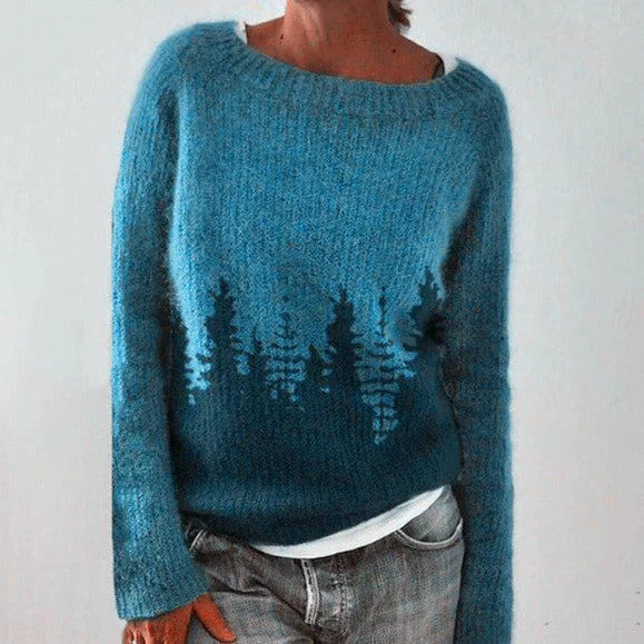 Pull Femme Hiver Noël Motif Nordique
