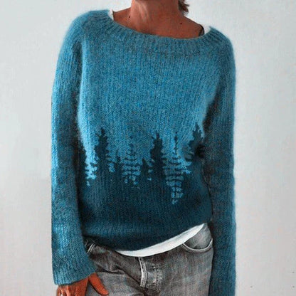 Pull Femme Hiver Noël Motif Nordique