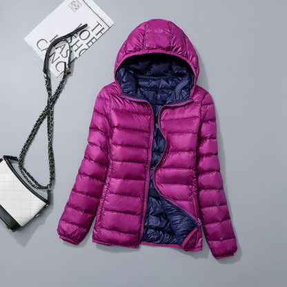 Doudoune Femme Hiver Bleu Marine