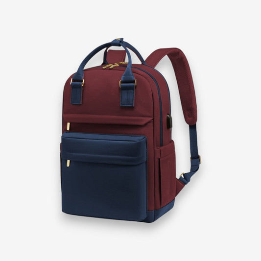 Sac à Dos Femme Réglable avec Port USB Intégré - PanierRoyale