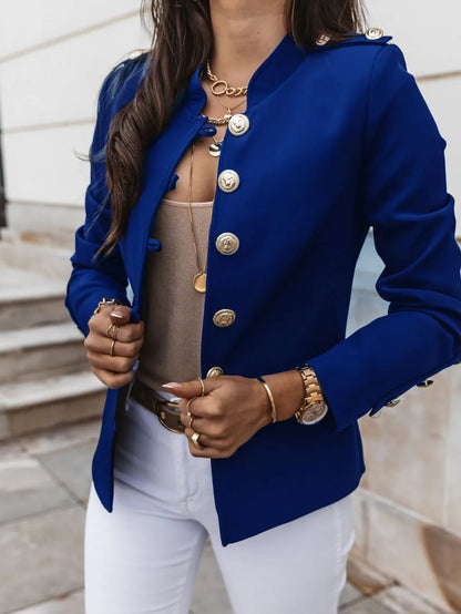 Veste Femme Chic Taille Fine pour Bureau et Sortie