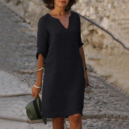 Robe Été Femme Élégante - Robe en Dentelle Legère et Féminine