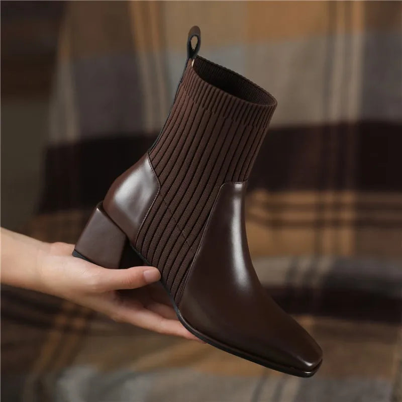 Bottines Femmes Confort Chaussures Antidérapantes
