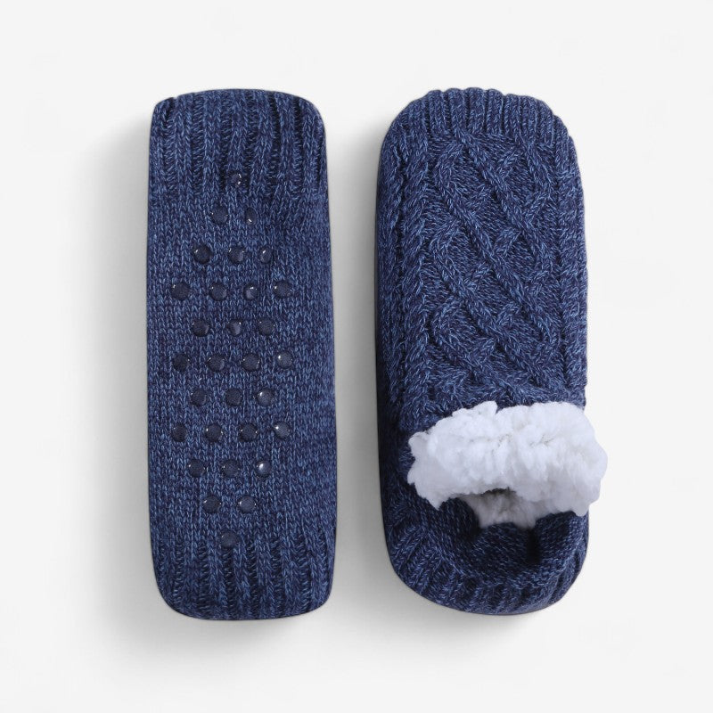 Chaussons Chauds avec Semelle Antidérapante pour Intérieur