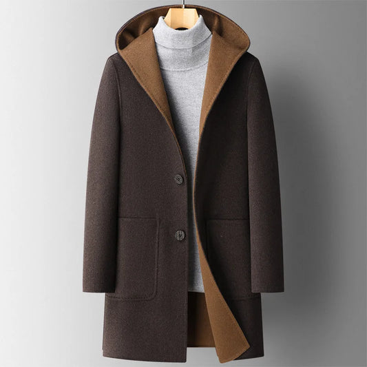 Doudoune Hiver Homme Étanche avec Capuche et Manches Réglables - PanierRoyale