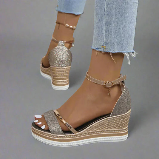 Sandales Platesforme à Talons Hauts pour Femmes - BerlinGlamour