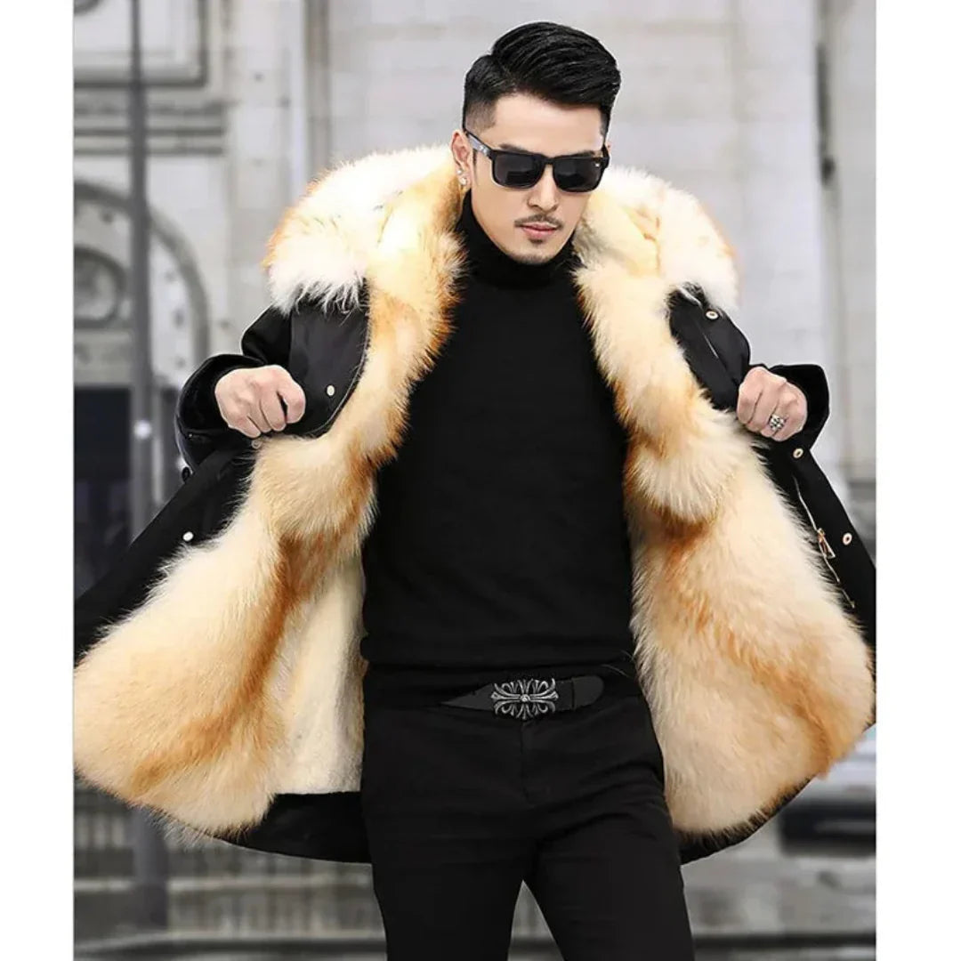 Veste Hivernale Homme avec Capuche et Doublure Chaude