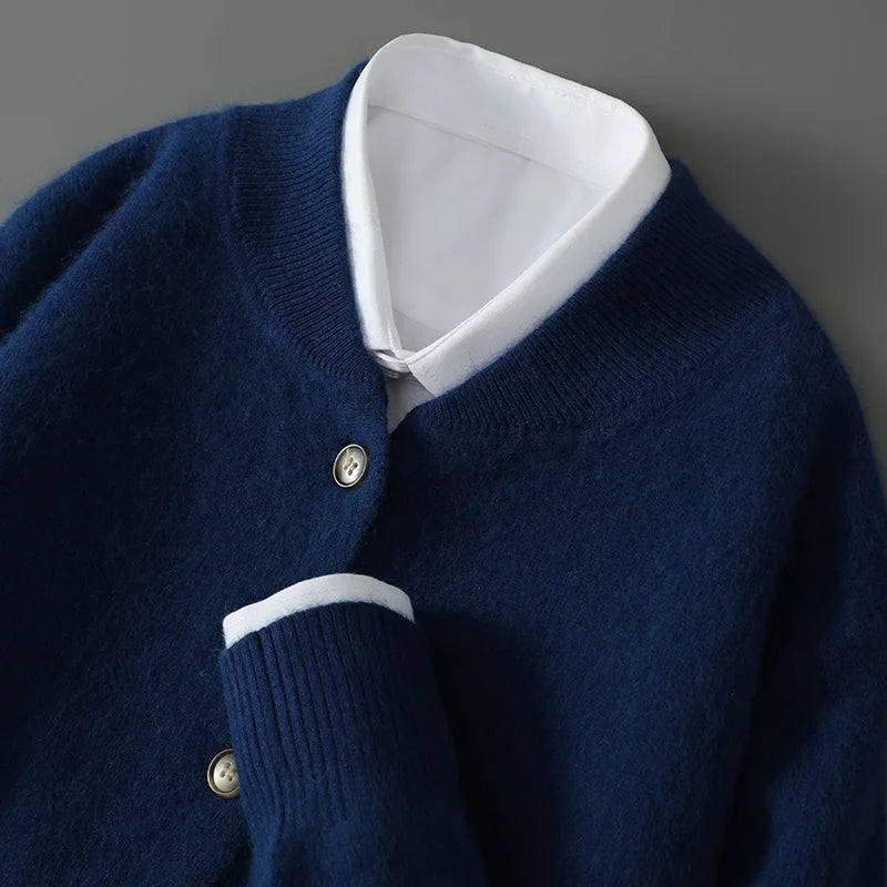 Cardigan Femme Tricot Doux à Boutons
