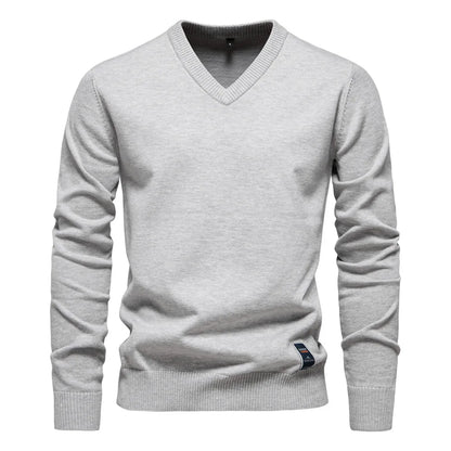 Pull Homme Col V Doux et Confortable