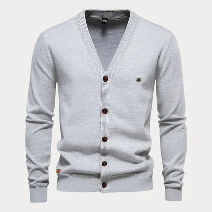 Cardigan Homme Tricoté Manches Longues - PanierRoyale