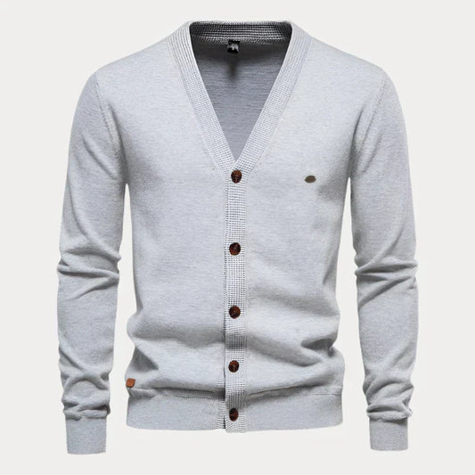 Cardigan Homme Tricoté Manches Longues - PanierRoyale