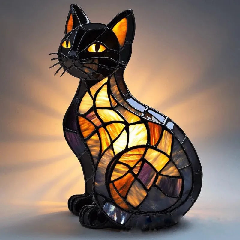 Lampe Décorative Unisexe Design Original Chat Lumineux - PanierRoyale
