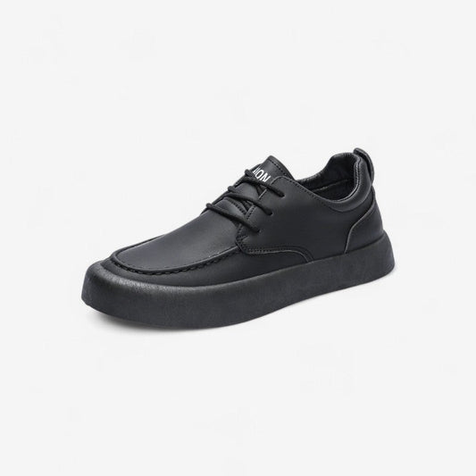 Richelieu Classique en Cuir avec Semelle Épaisse et Lacets - PanierRoyale