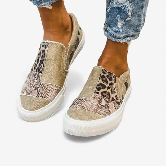 Chaussures Femmes à Talon Plat Fleuri pour Été - PanierRoyale