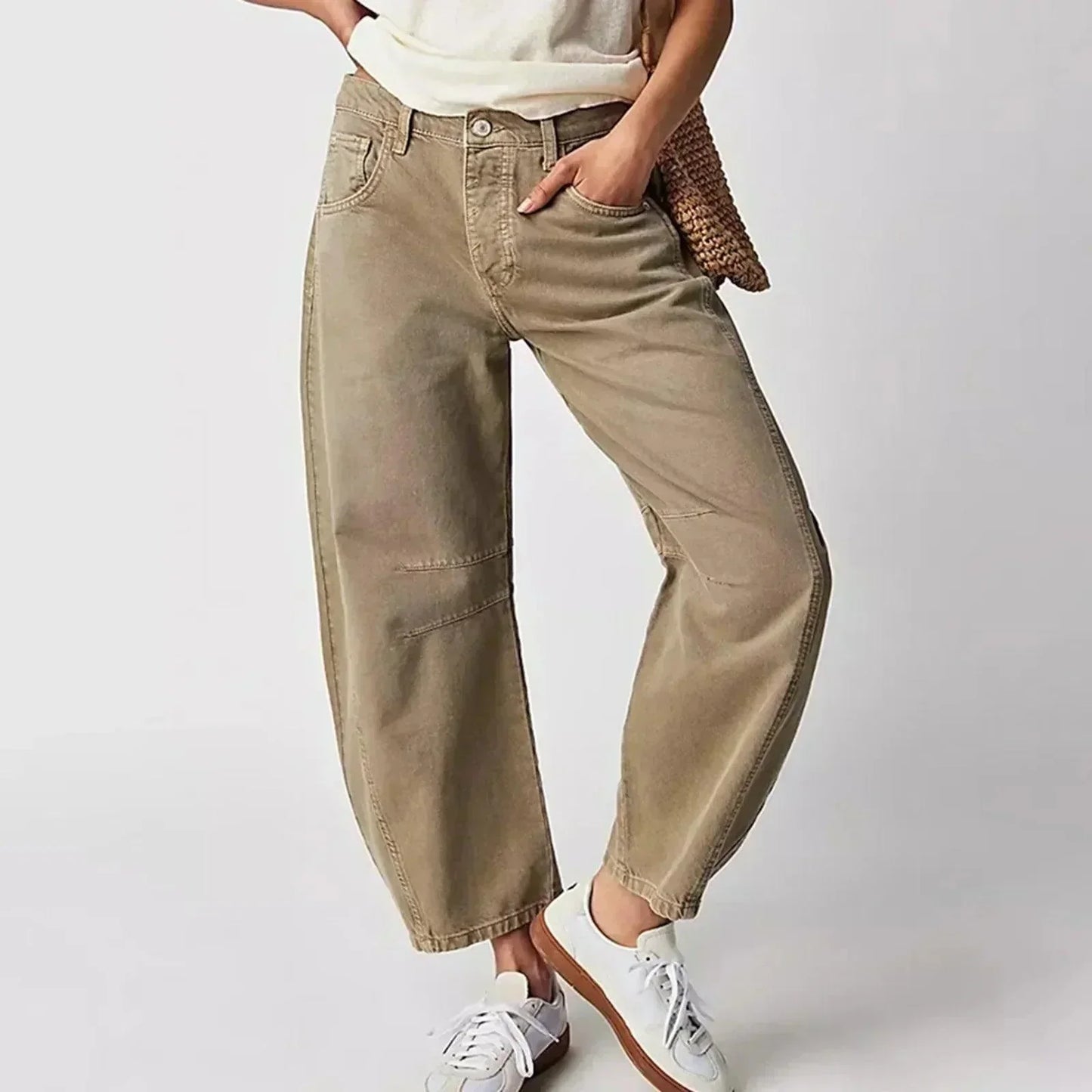 Jeans Femme Taille Haute Décontractée - BerlinGlamour