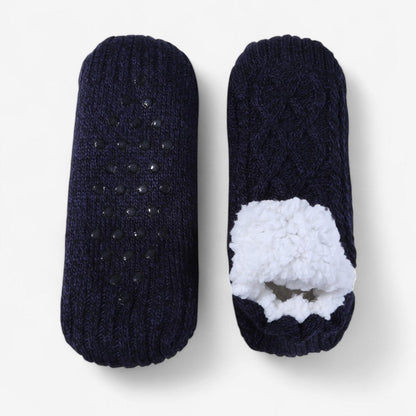 Chaussons Chauds avec Semelle Antidérapante pour Intérieur