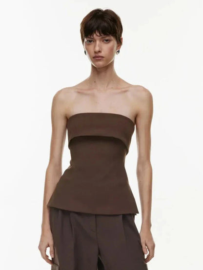 Top sans bretelles femme élégant