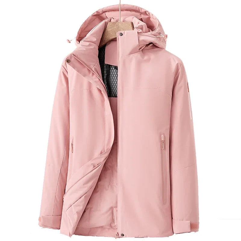 Doudoune Femme Imperméable Hivernale avec Doublure Polaire - BerlinGlamour