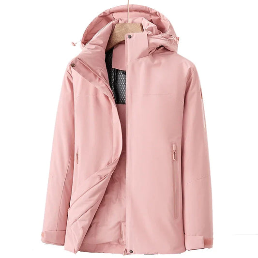 Doudoune Femme Imperméable Hivernale avec Doublure Polaire - BerlinGlamour