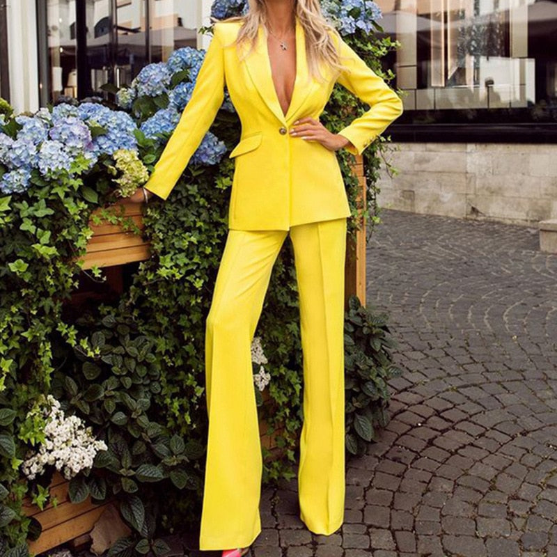 Costume Femme 2 Pièces Tailleur Chic