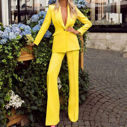 Costume Femme 2 Pièces Tailleur Chic