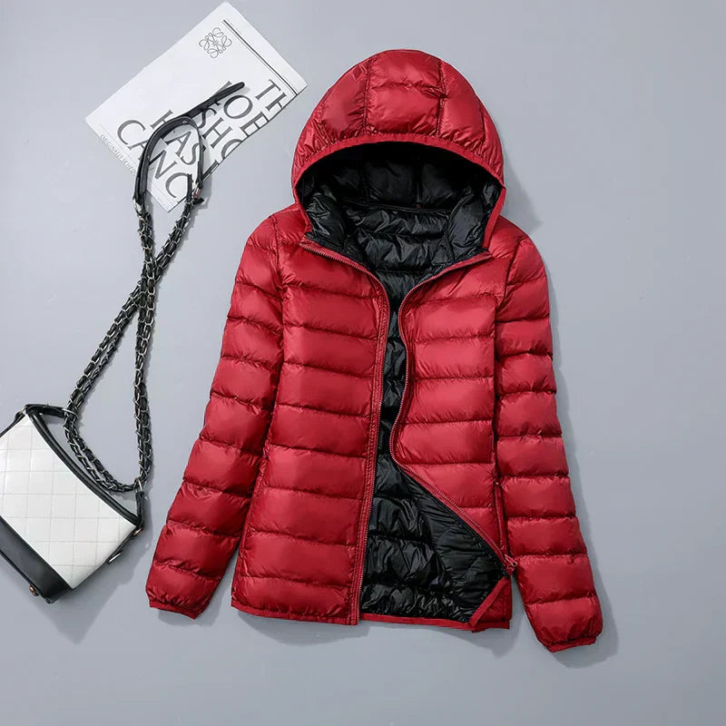 Doudoune Femme Hiver Bleu Marine
