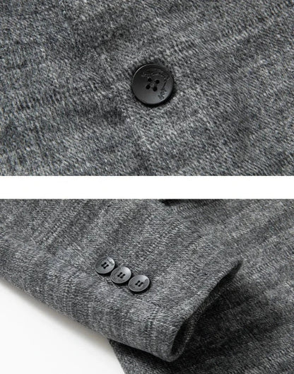 Blazer Homme Gris et Kaki Élégant et Polyvalent