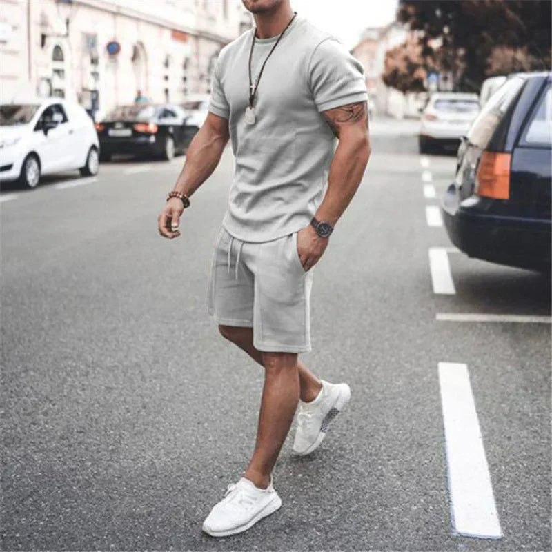Chemise Homme Décontractée et Short Slim Été