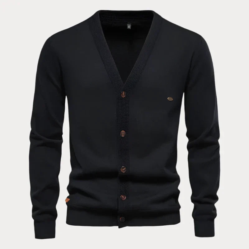 Cardigan Homme Tricoté Manches Longues