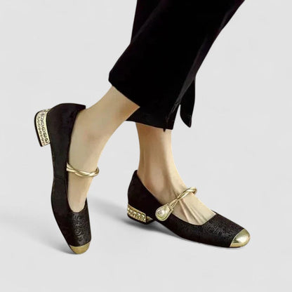 Chaussures Mary Jane Femmes à Talon Plat Confort