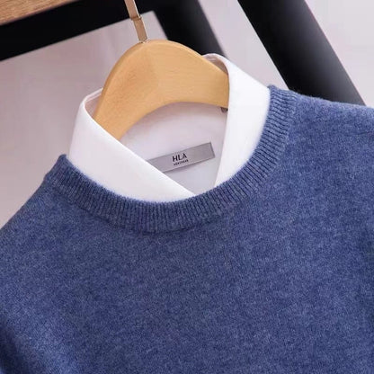 Pull Homme Classique Col Rond