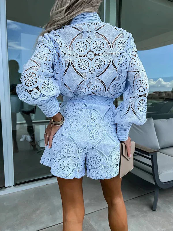 Robe Été Dentelle Léger et Élégant pour Femme