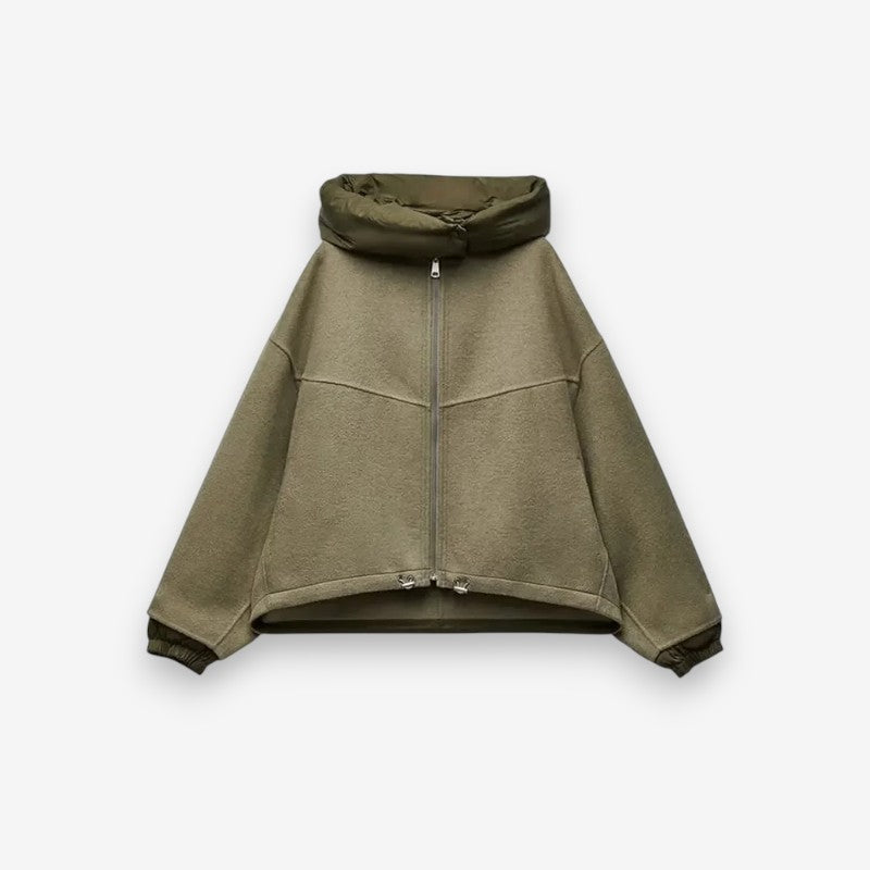 Veste à Capuche Longue et Chaude pour Femme - PanierRoyale