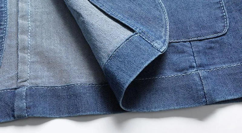Blazer Homme Denim Moderne Noir