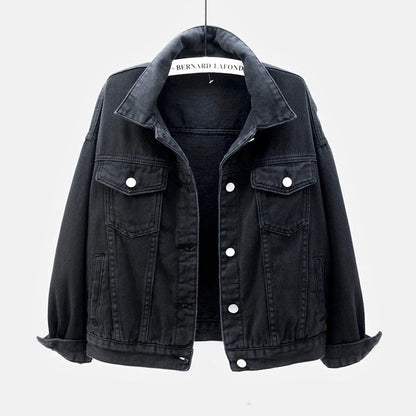 Veste En Jean Décontractée Pour Femme | Avec Bouton