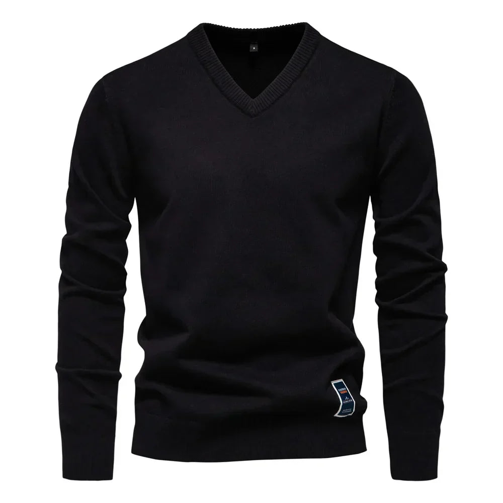 Pull Homme Col V Doux et Confortable