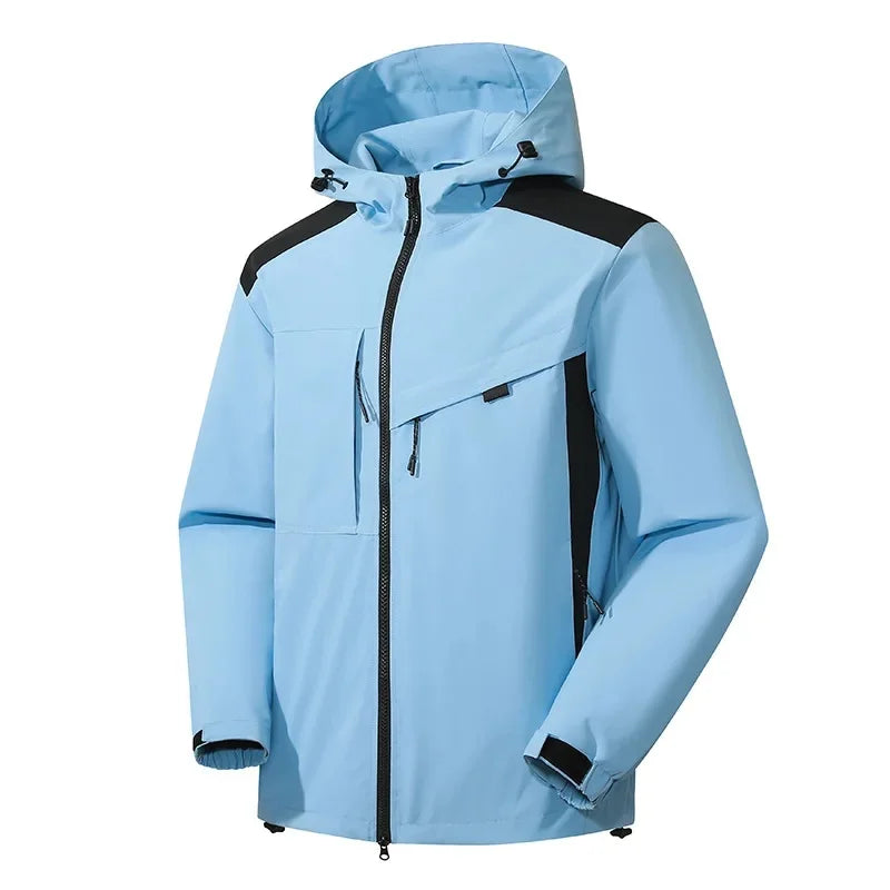 Veste de ski Homme Imperméable Capuche Confortable Coupe Casual