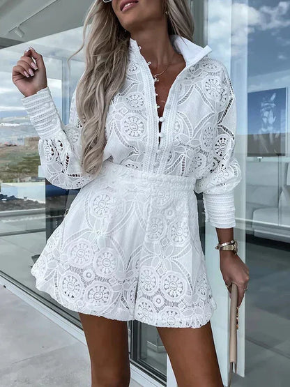 Robe Été Dentelle Léger et Élégant pour Femme - PanierRoyale