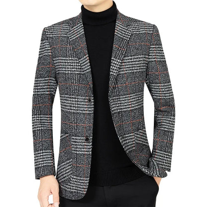 Blazer Homme Tweed Élégant Valentino