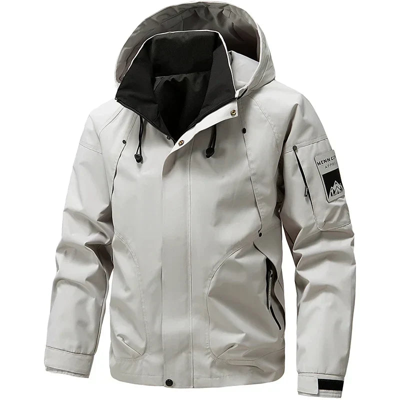 Veste de ski Homme Imperméable avec Capuche Coupe Sportive