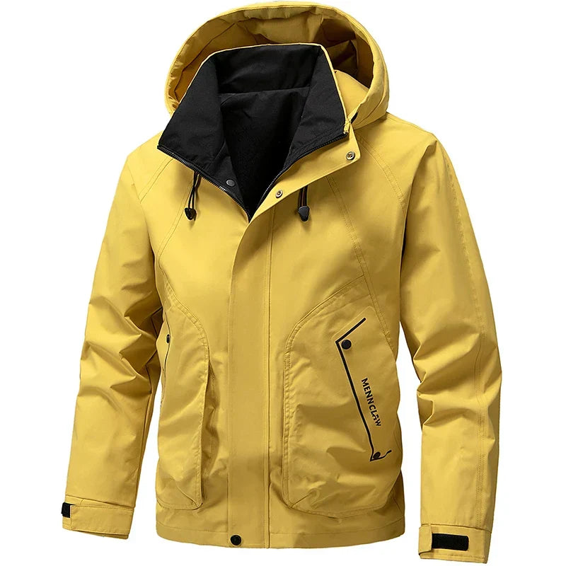 Veste de ski Homme Imperméable avec Capuche Coupe Sportive