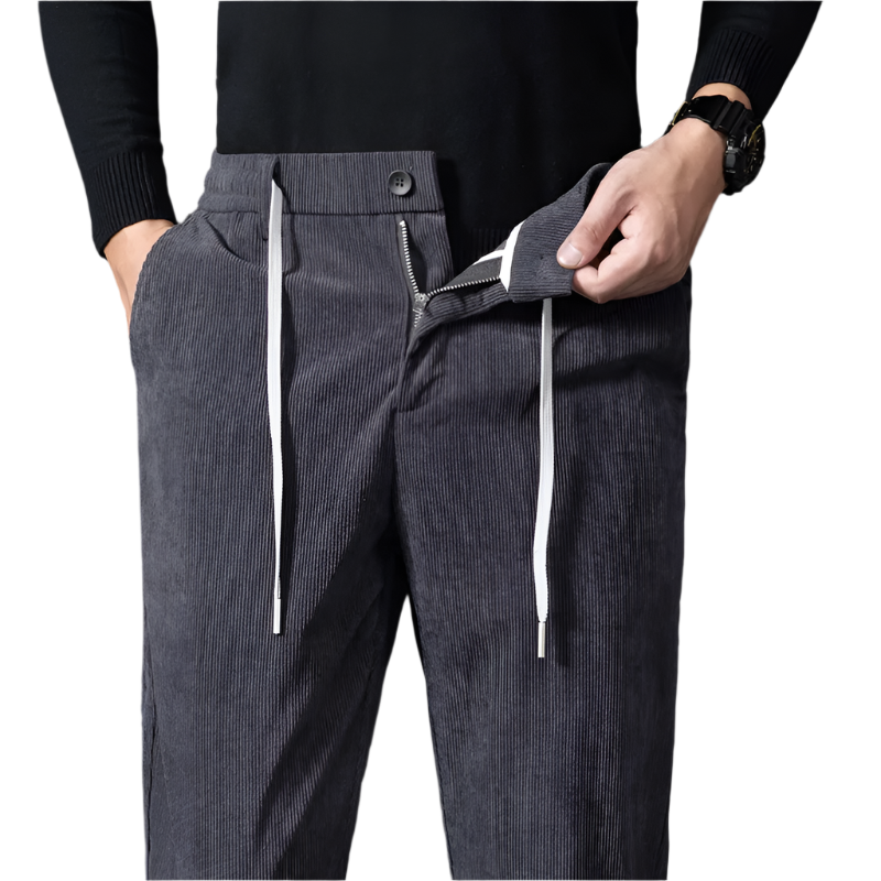 Pantalon Chino Élastique pour Homme Style Classique