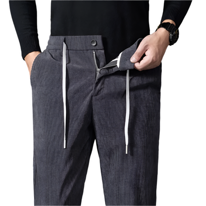 Pantalon Chino Élastique pour Homme Style Classique