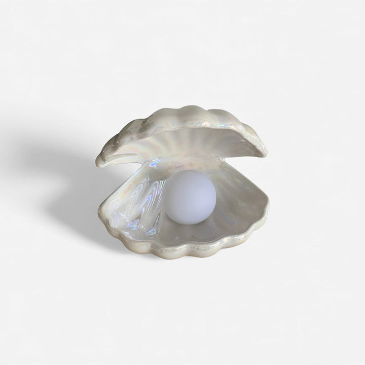 Lampe de Table LED Design Coquillage Blanche - vue 2