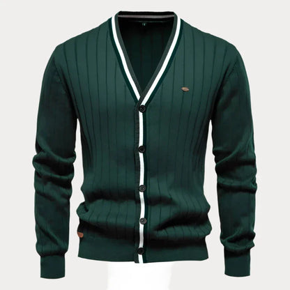 Cardigan Homme Classique Manches Longues Élégant