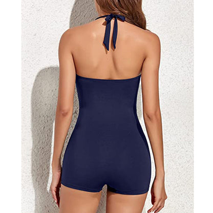 Maillot de bain Femme Sculptant Coupe Halter