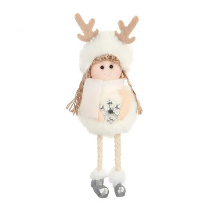 Poupée Enfant Ange Décoration de Noël En Bois