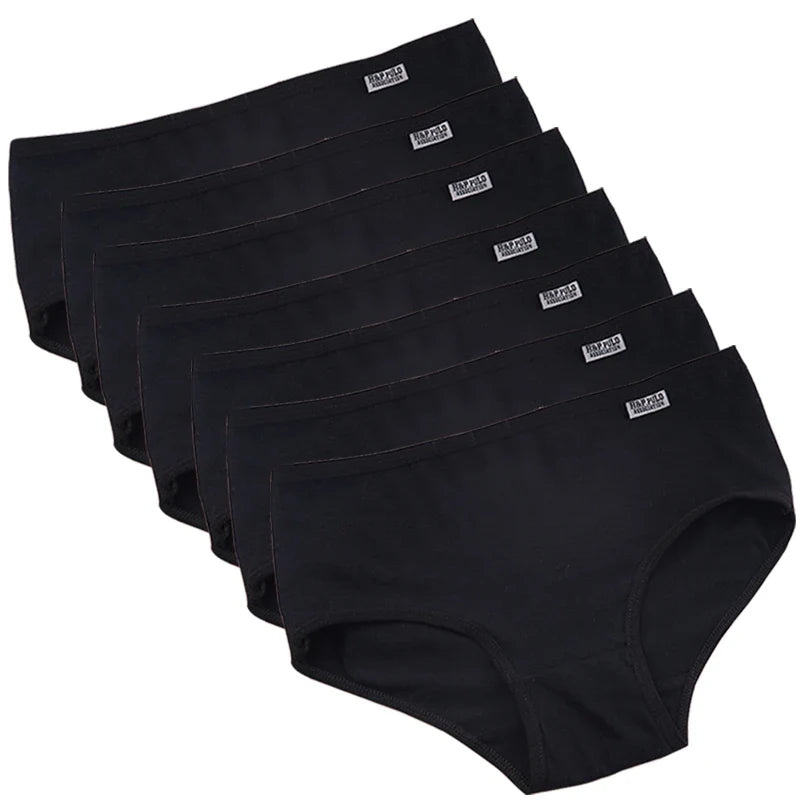 Lot de culottes Femme Coton Extensible Taille Moyenne Coupe