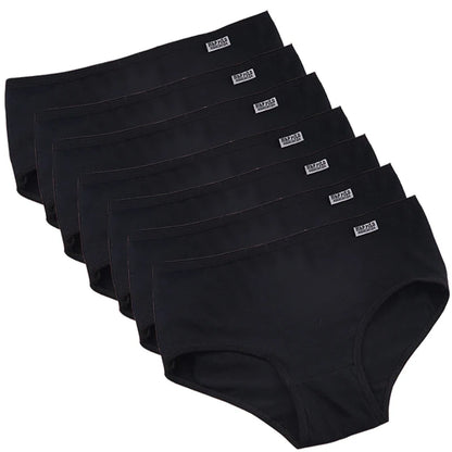 Lot de culottes Femme Coton Extensible Taille Moyenne Coupe