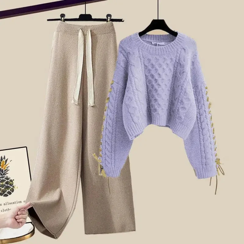 Costume Hiver Femme 2 Pièces Élégant